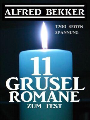 cover image of 11 Gruselromane zum Fest